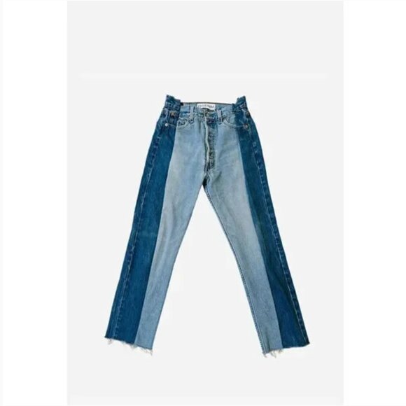 EB Denim High Rise Women’s OG Reinvented Vintage Levi’s Straight leg jeans - Picture 1 of 7